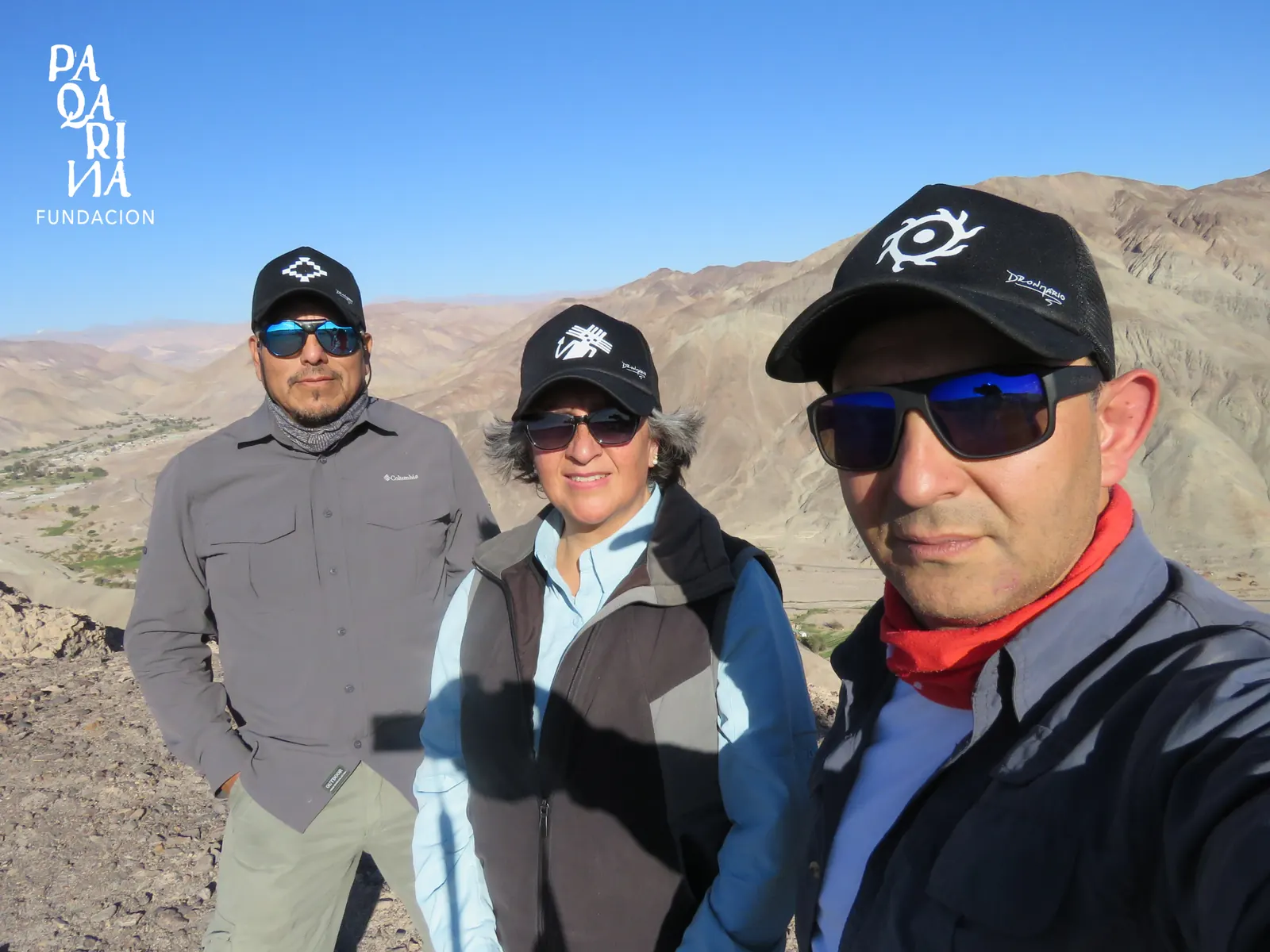 Equipo de la Fundación Paqarina en terreno, Tarapacá